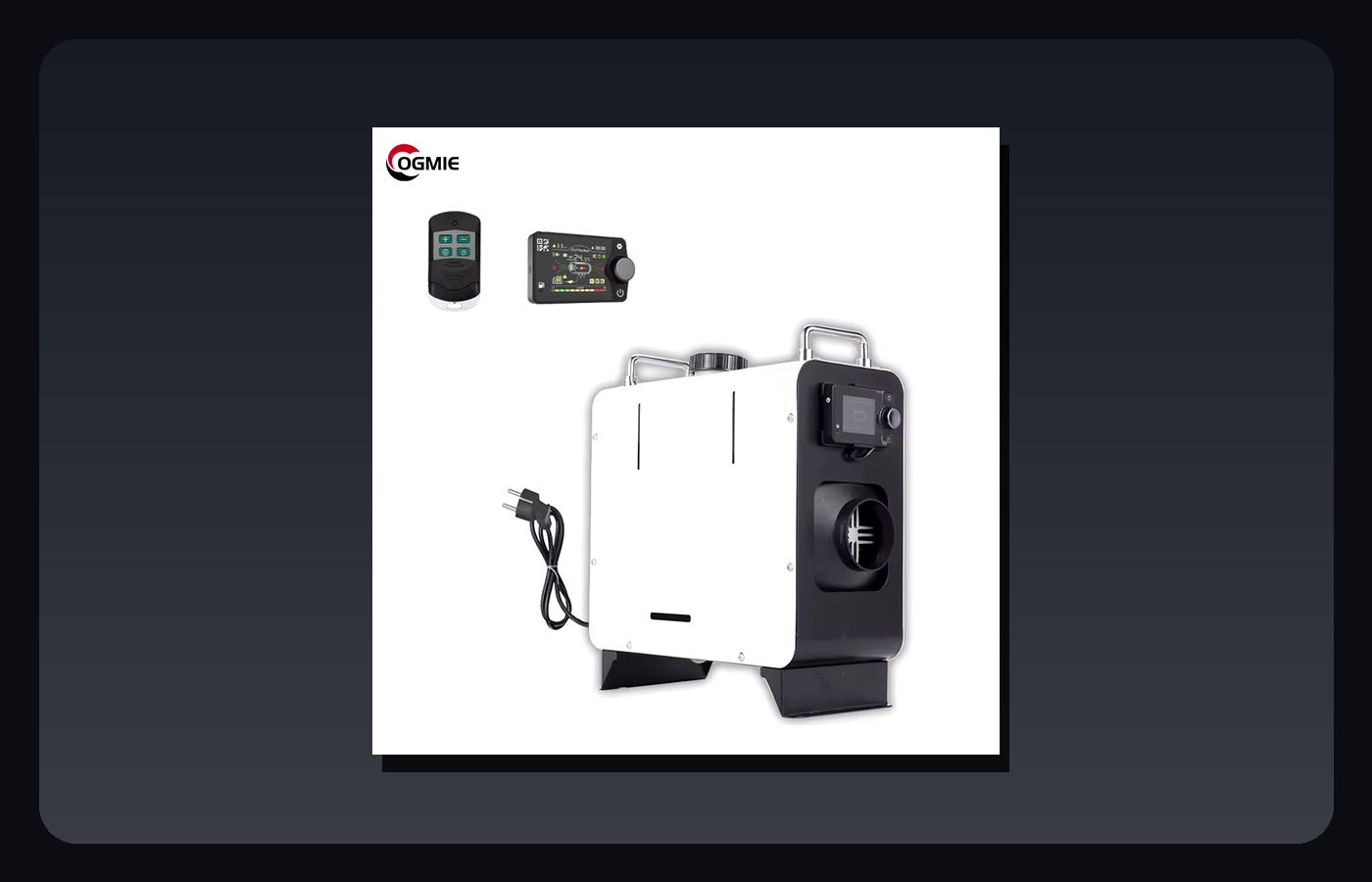 Diesel heater (white enclosure)